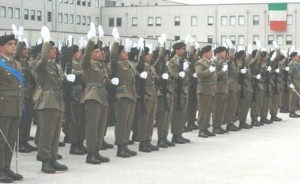 Capua, militari nell'atto del giuramento