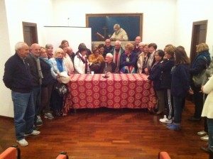 Il Gruppo S.Pio insieme a Padre Paolino