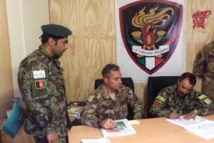 Firma della cessione della base di Bala Boluk