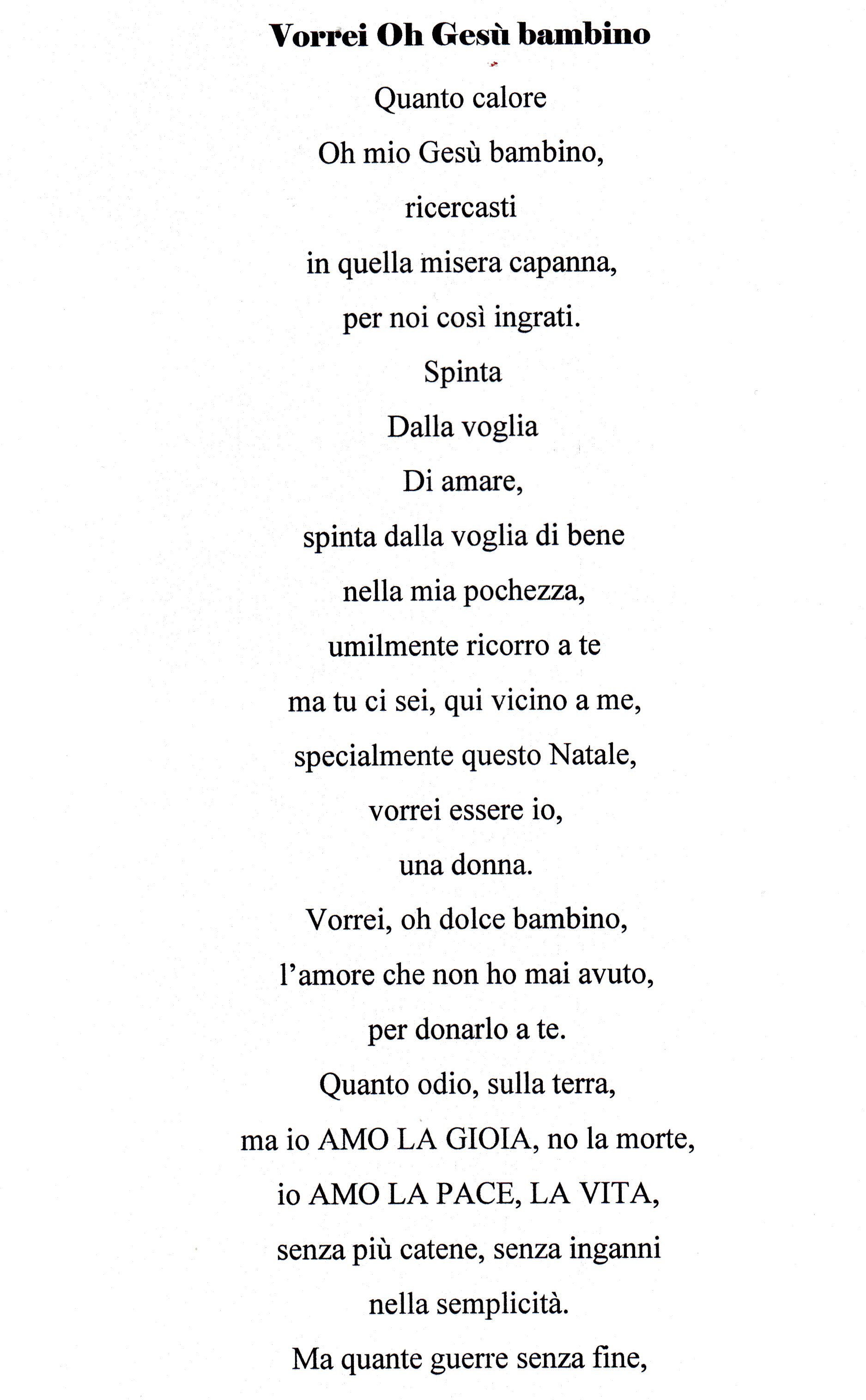 Poesie Di Natale Per Anziani.Poesie Di Ada Varriale Della Casa Albergo Per Anziani S Francesco La Voce Del Volturno