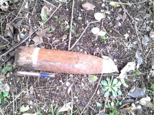 Esercito, proiettile di artiglieria inglese ritrovato nella frazione di Casamostra di Teano