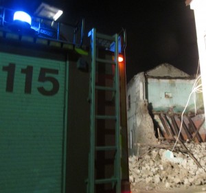 GRAZZANISE La casa crollata a Via Volturno 