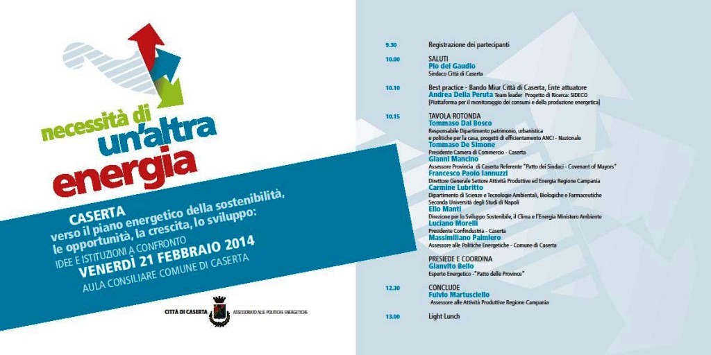 Per un'altra energia, brochure