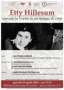 Locandina Incontro Etty Hillesum