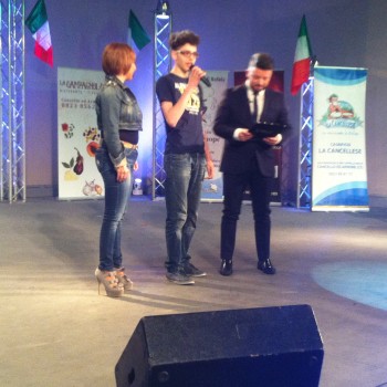 da sx Prof.ssa Nespoli, Raffaele Delle Fave e Alex Puca