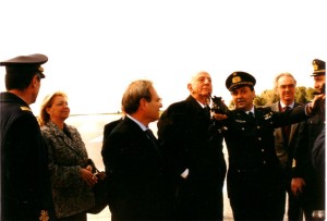 L'ex governatore Rastrelli in sopralluogo alla base aerea militare di Grazzanise
