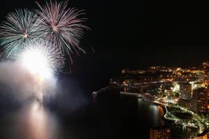 fuochi pirotecnici a Montecarlo