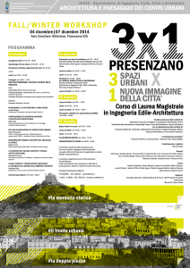 locandina workshop 3x1 presenzano