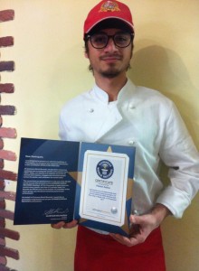 Andrea Palmieri con il Guinness World Record