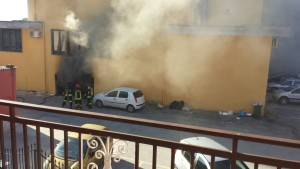 Incendio al Centro Servizi