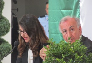 GRAZZANISE La presidente Cerchiello ed il sindaco Gravante