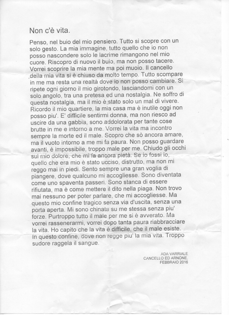 ADA VARRIALE NON C'E' VITA 001
