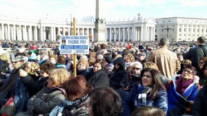 Gruppo San Pio a Piazza S.Pietro