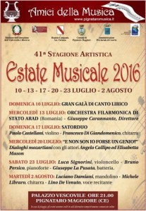 AMICI DELLA MUSICA ESTATE MUSICALE 2016
