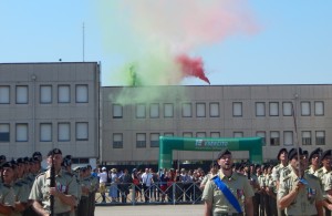CAPUA C.A.V. E.I. - Il canto dell'Inno d'Italia subito dopo il Giuramento -070717