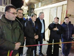 FOTO INAUGURAZIONE STORICA FIERA DI NATALE SAN GREGORIO ARMENO