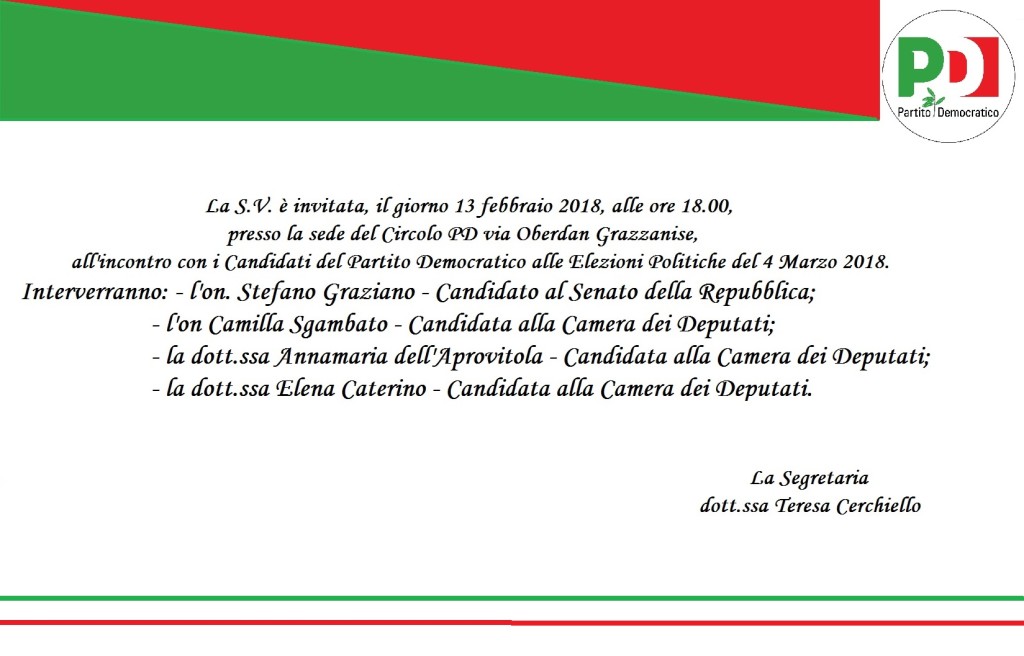 incontro candidati