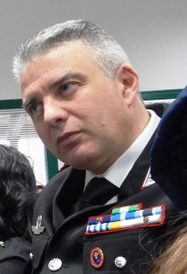 GRAZZANISE Il maresciallo Luigi De Santis, comandante stazione Carabinieri
