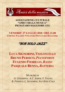 Venerdì 27 luglio 2018