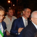 C.ARN Il bagno di folla del governator De Luca col sindaco Ambrosca e i consiglieri regionali Graziano e Zannini