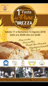 GRAZZANISE Prima Festa del PANE DI BREZZA locandina