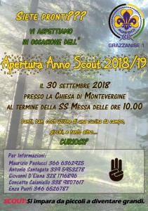 AGESCI GRAZ 1 locandina APERTURA ANNO SCOUT 2018-19 (1)