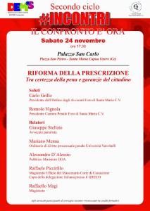 programma convegno riforma della prescrizione