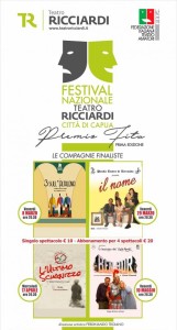 CAPUA Ricciardi La locandina del Festival del Teatro