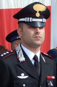 Il capitano Emanuele Macrì comandante la Compagnìa CC di S.Maria C.V.