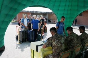2. Un momento dell'afflusso
