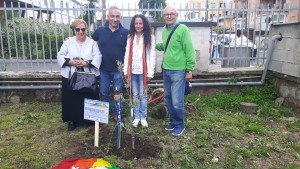 Marcia della pace agnese con mattia tilde e umberto