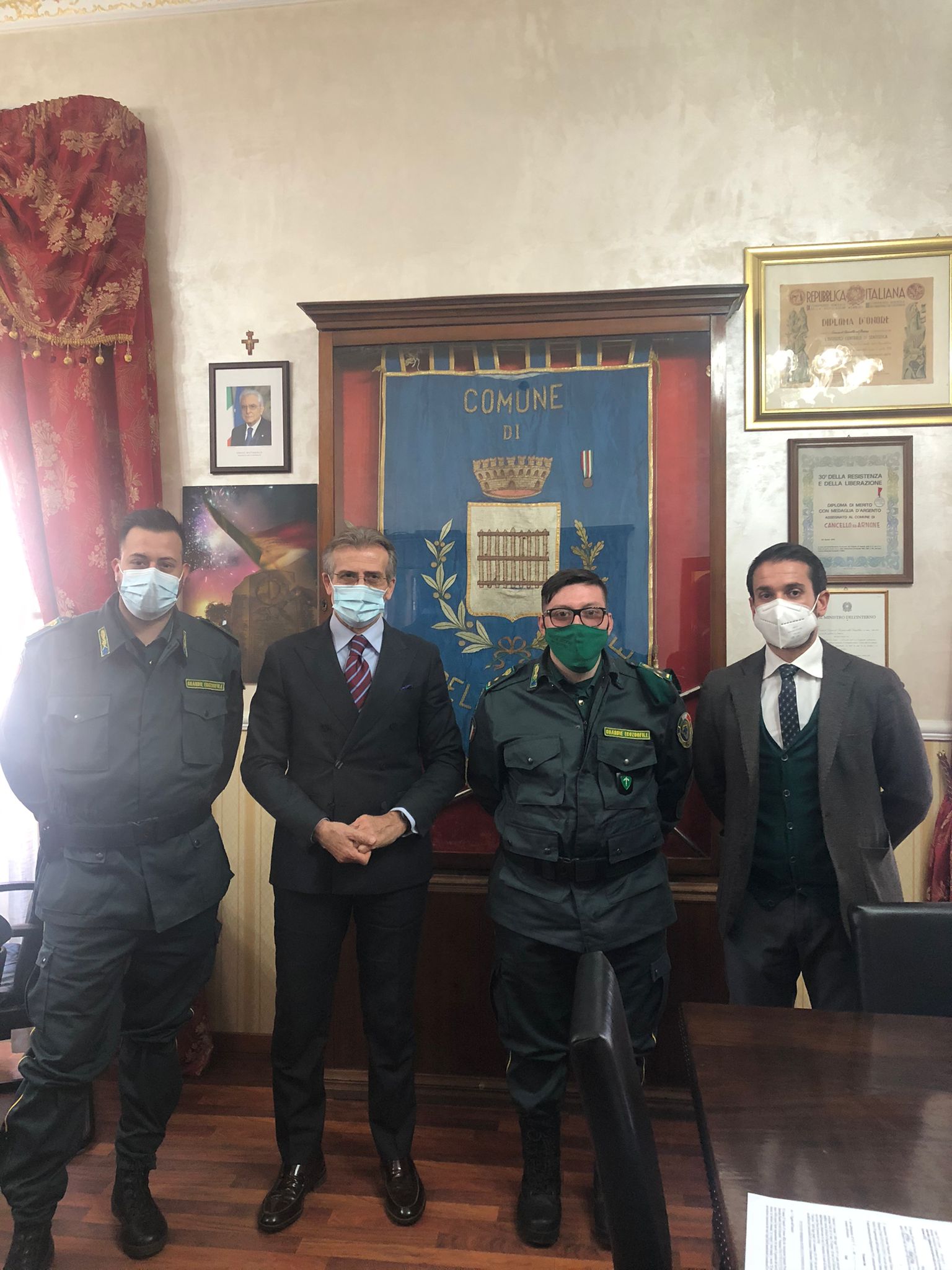 COMUNE CANCELLO ED ARNONE Nuove sentinelle sul territorio, siglato l’accordo guardie ambientali